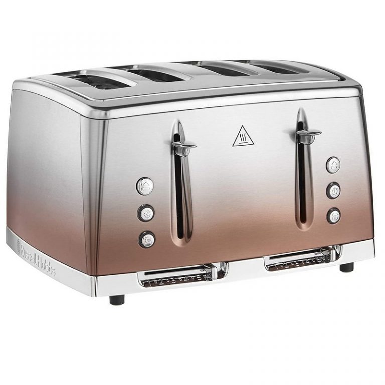 Russell Hobbs Eclipse 4 Slice Toaster Copper Sunset JJ's Appliances Electrical and Lighting