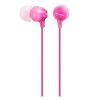 Sony Earphones with Mic Pink