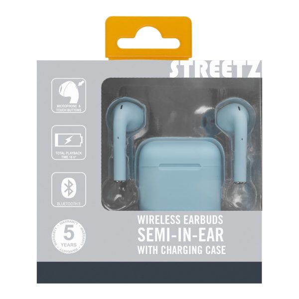 Streetz True Wireless Ear Buds | Blue