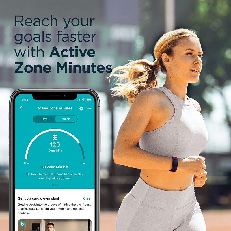 fitbit charge 4 gym workout
