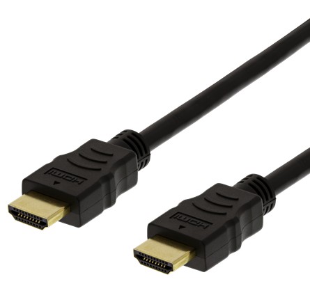 Deltaco 4K Black HDMI Lead | 2 Mtr | HDMI1020R