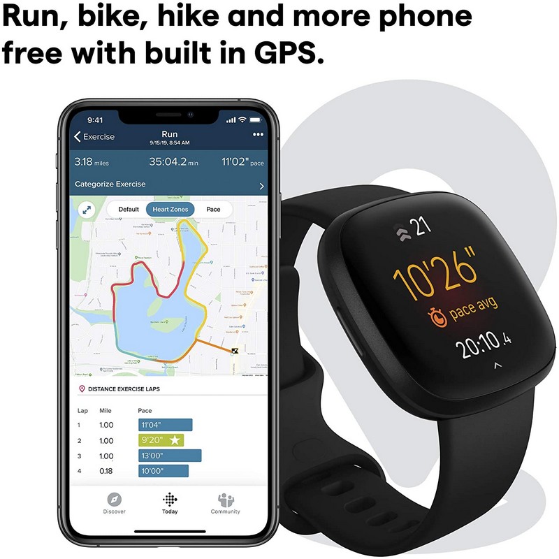 fitbit mobile watch