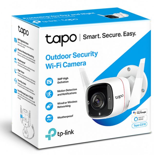 Tapo C310, Caméra de vidéosurveillance WiFi Outdoor 3MP (IP66)