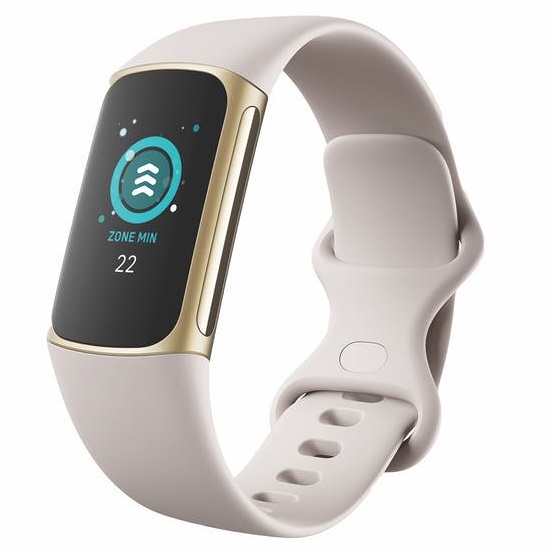 Fitbit charge 5 white gold