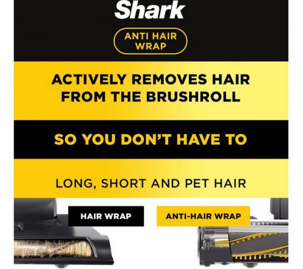 Shark Anti Hair Wrap Cordless Stick Vacuum with Flexology & TruePet IZ201UKT