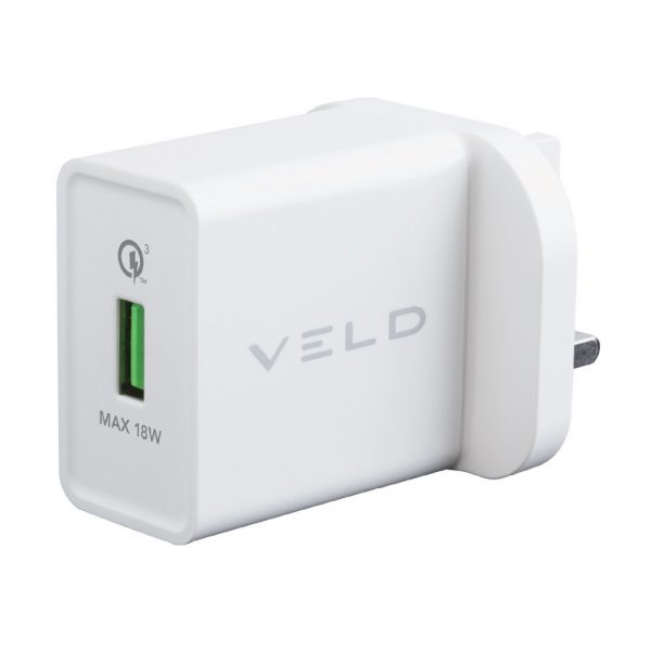 Veld Super-Fast 18W Charger | QC | VH18AW