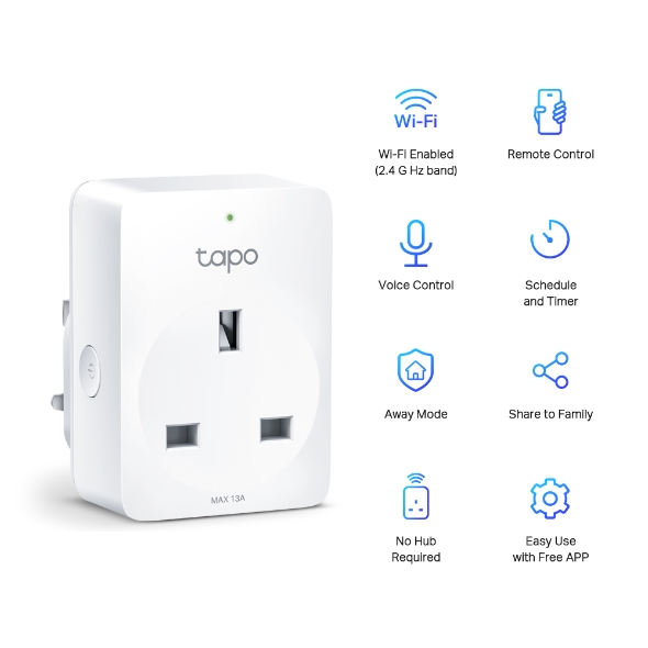 Tapo Mini Smart Wi-Fi Socket | P100