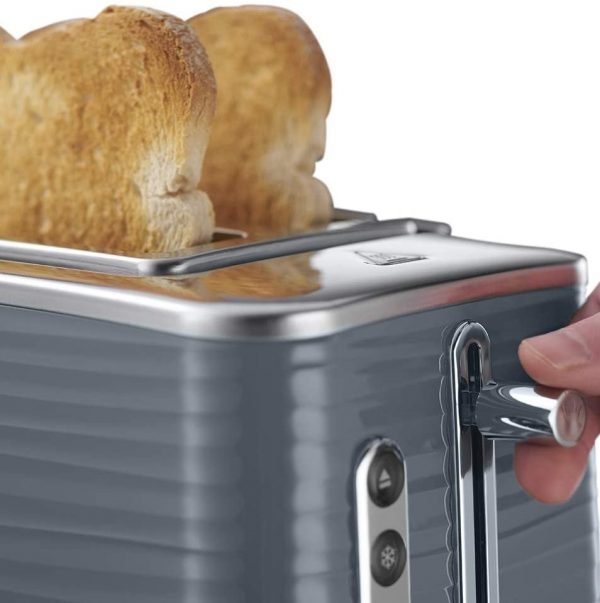 Russell Hobbs Inspire 2 Slice Toaster | Grey | 24373