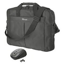 Trust 16" Laptop Bag & Wireless Mouse