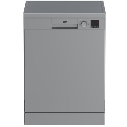 Beko 60cm Freestanding Dishwasher Silver DVN04X20W 1