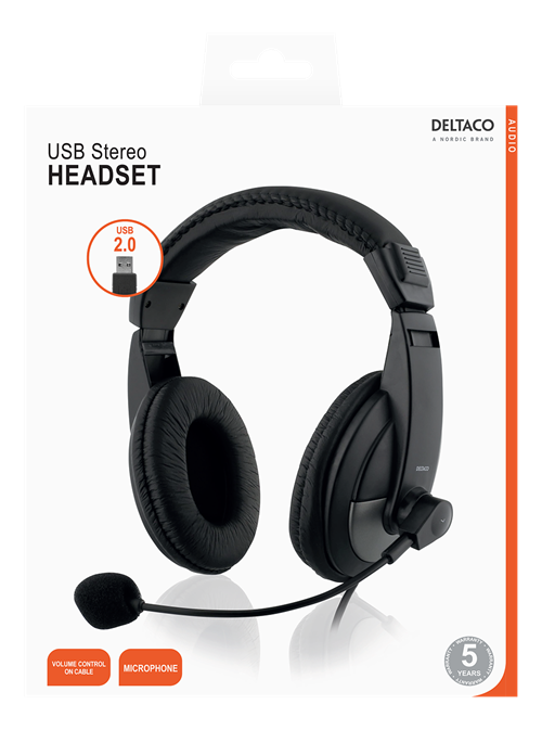 Deltsco USB Stereo Headset HL57 1