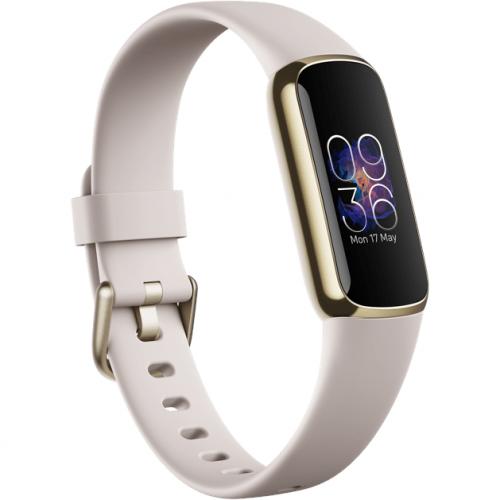 Fitbit Luxe Smartwatch Fitness Tracker | White/Gold | FB422GLWT