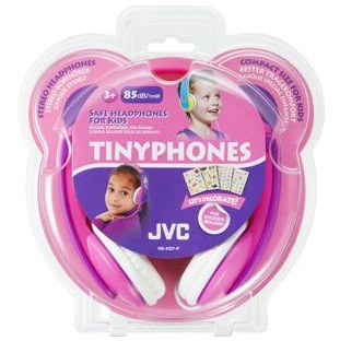 JVC Kids Headphones with Volume Limiter Pink HAKD7P 1