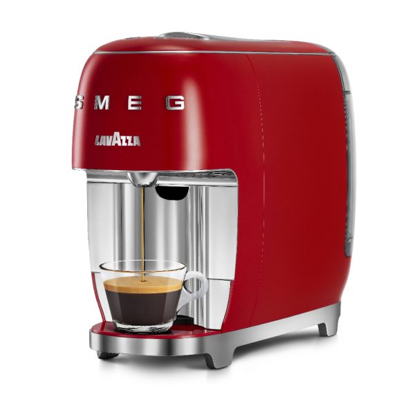 Lavazza Smeg Coffee Pod Machine Red 18000456 1