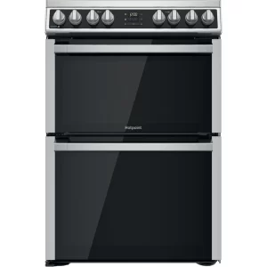Hotpoint 60CM Electric Cooker with Double Oven | HDM67V8D2CX/UK