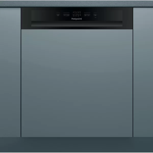 Hotpoint Semi Integrated Dishwasher | Black | HBC2B19