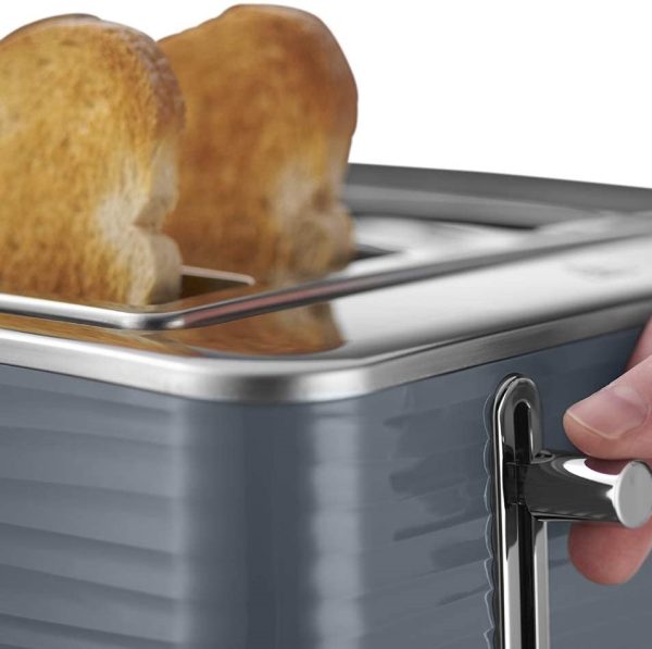 Russell Hobbs Inspire 4 Slice Toaster | Grey | 24383