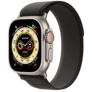 Apple Watch Ultra | 49mm | Titanium | Black Grey Trail Loop