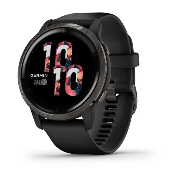 Garmin Venu 2 Smartwatch | Black / Slate | 010-02430-11