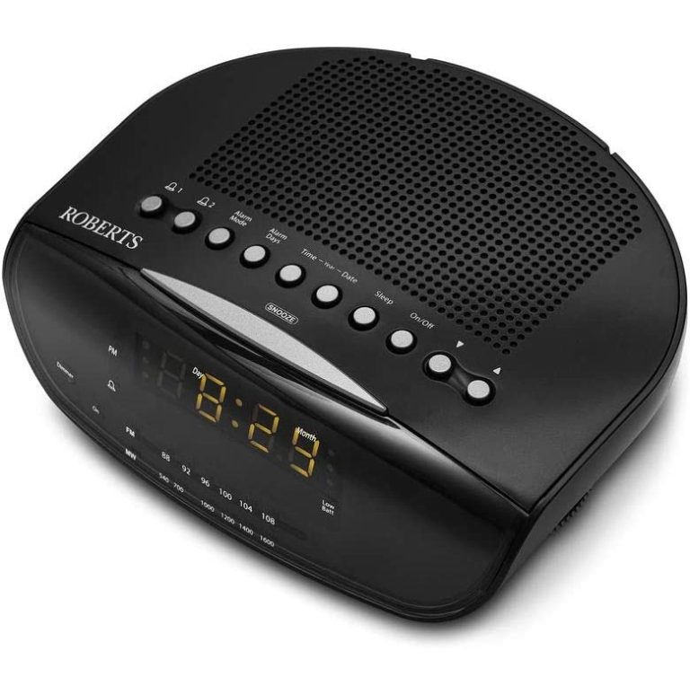 Roberts Chronologic VI Alarm Clock Radio Black CR9971