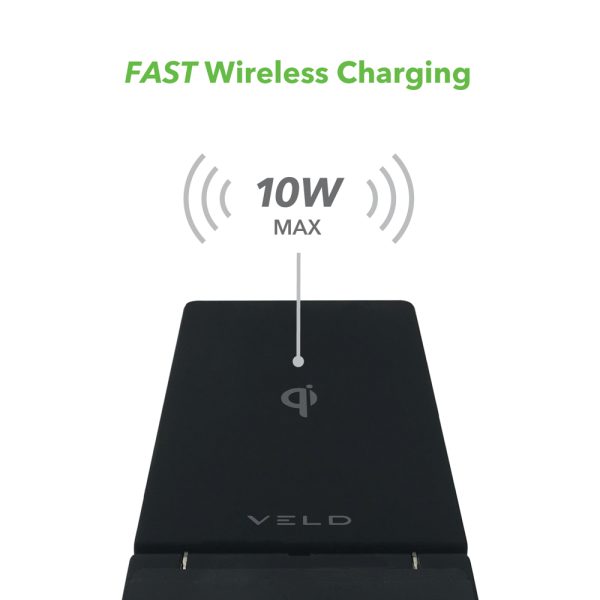 Veld Fast Wireless Charging Stand 10W VW10XB 1