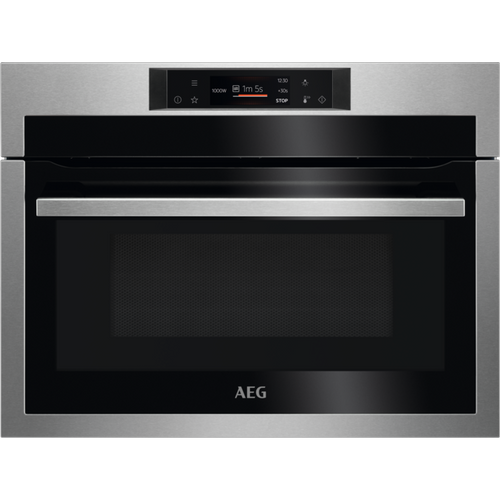 AEG CombiQuick Microwave Oven Stainless Steel Clean Enamel KME761080M 2