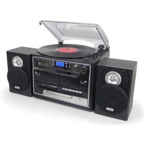 Steepletone 8-in-1 Music System | Vinyl | Tape | Radio | BTSMC386 Pro 2