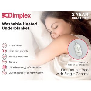 Dimplex Washable Heated Underblanket | Double | DUB1002