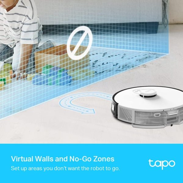 Tapo LiDAR Navigation Robot Vacuum & Mop + Smart Auto-Empty Dock RV30 Plus 1