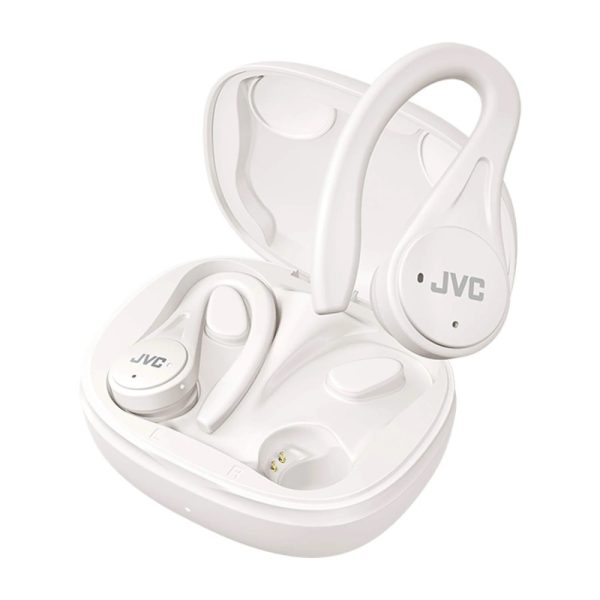 JVC Sports Wireless Earbuds | White | HAEC25TWU