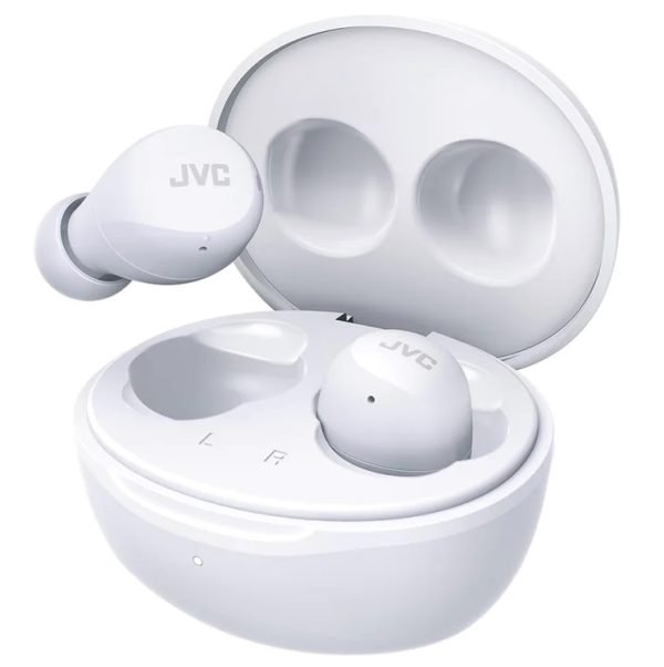 JVC Gumy Mini Wireless Earbuds | White | HAA6TWU