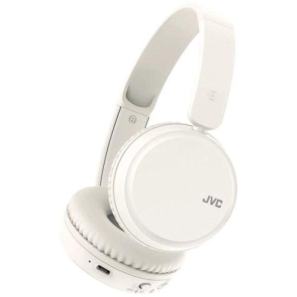 JVC On-ear Bluetooth Headphones White HA-S36WW 1