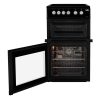 Beko 50cm Electric Cooker Ceramic Hob Double Oven Black KDVC563AK 1