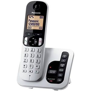 Panasonic Single Cordless Phone with Answering Machine | KX-TGC220ES