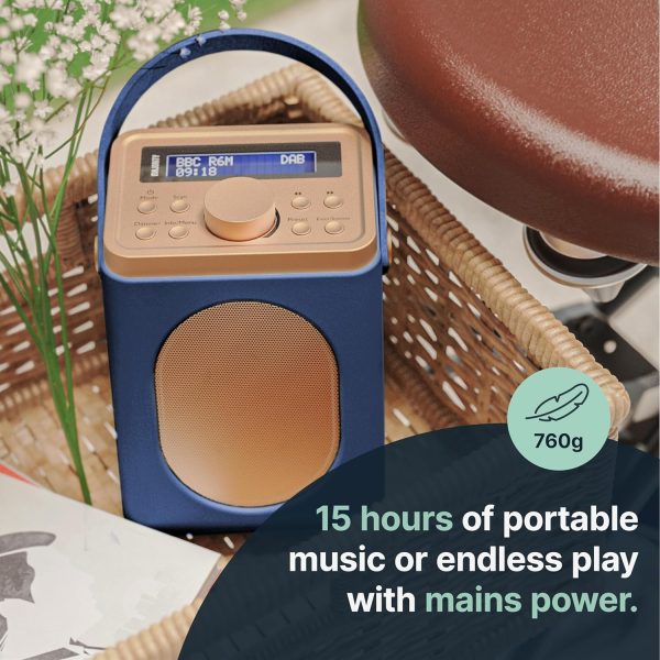 Majority Little Shelford Portable Radio with Bluetooth Midnight Blue LSHDABMIDUK 1