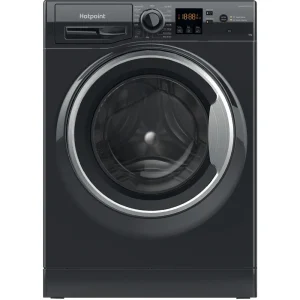 Hotpoint 9KG 1400 Spin Washing Machine | Black | NSWM945CBSUKN