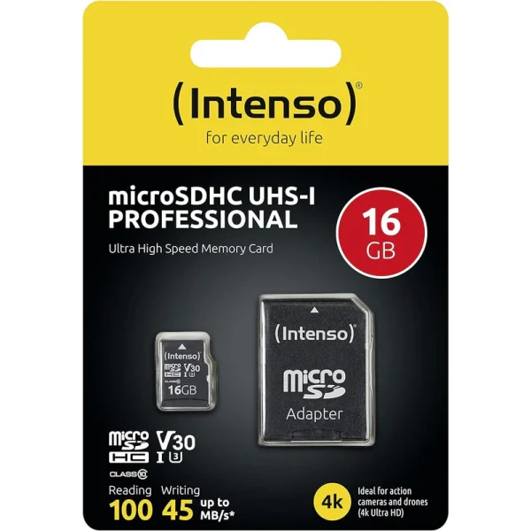 Intenso Professional Micro SD Card 16GB 3433470