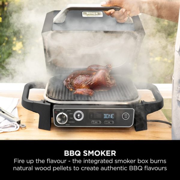 Ninja Woodfire Electric BBQ Grill & Smoker | OG701UK