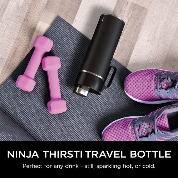 Ninja Thirsti Travel Bottle | 530mL | Black | DW1801EUUKBK