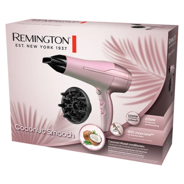 Remington Coconut Smooth Hair Dryer D5901 1