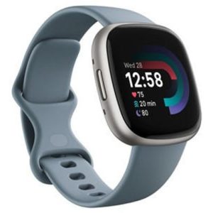 Fitbit Versa 4 Waterfall Blue Platinum FB523SRAG 1