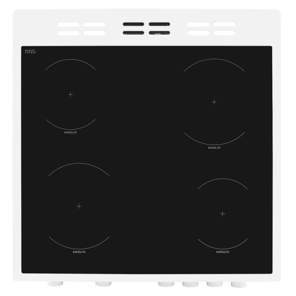 Beko 60cm Electric Cooker | Ceramic Hob | Double Oven | White | KTC611W