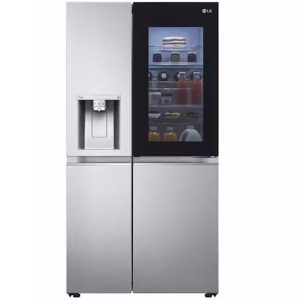 LG InstaView American Style Fridge Freezer | Stainless Steel | Non Plumbed | GSXV91BSAE