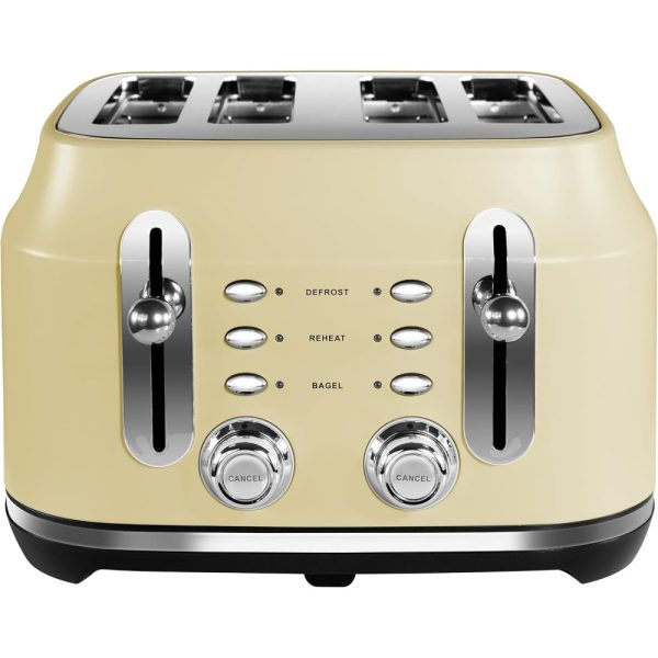 Rangemaster Classic 4 Slice Toaster Cream RMCL4S201CM 1