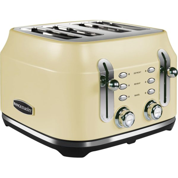 Rangemaster Classic 4 Slice Toaster Cream RMCL4S201CM 1