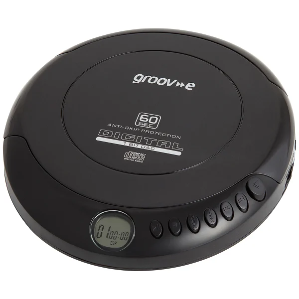 Groov-e Personal CD Discman GVPS110BK 1