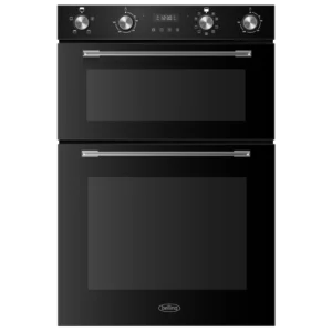 Belling 60cm Electric Cooker | Double Oven | Black | BI904MFBK