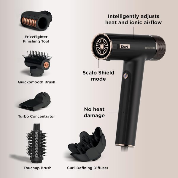 Shark SpeedStyle Pro 5-in-1 High-Velocity Hair Dryer HD752UK 1