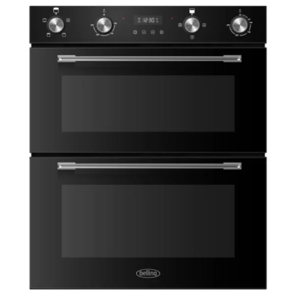 Belling Built In Double Under Oven | Black | BI704FPBK