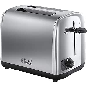 Russell Hobbs Classics Toaster 2 Slice Brushed Steel 24080 1